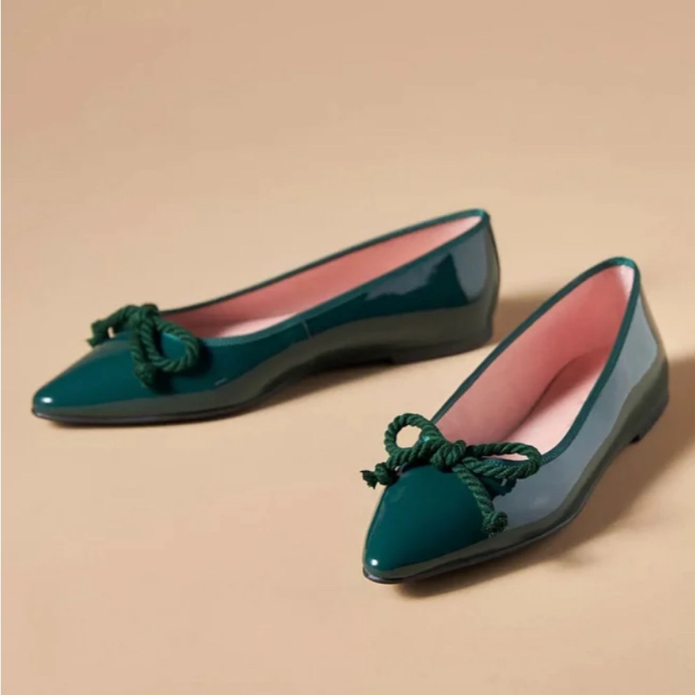Pretty Ballerinas with Bow Detail – Fit Sz 9/9.5 – Sz 41 Listed